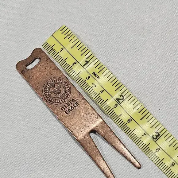 Vintage ISLETA EAGLE Golf Course Resort Brass Divot Tool Albuquerque, NM - Picture 3 of 3